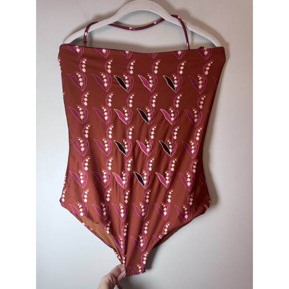 Juan D Dios Esteros One Piece Embroidered Designer Swimsuit Sz XL NWT $415 - Picture 2 of 16